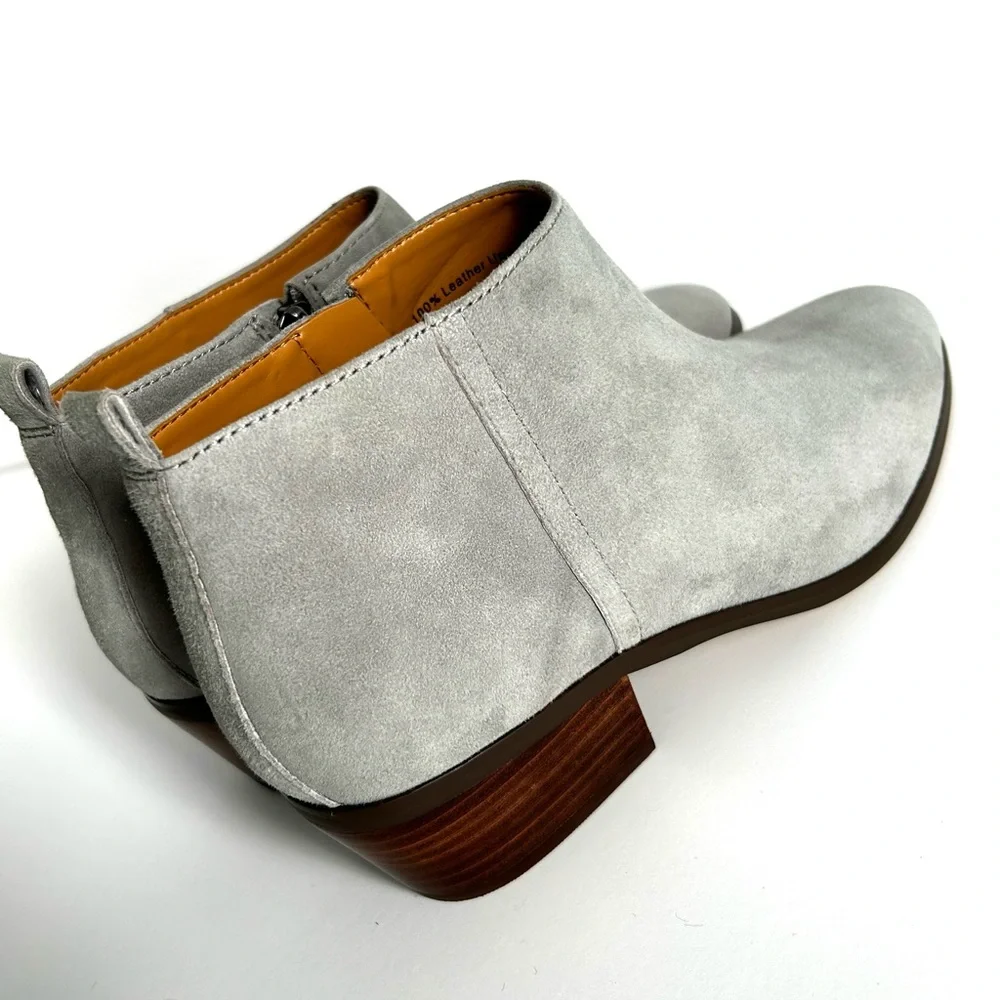 J. Crew Gray Ankle Boots - Picture 4 of 13